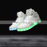 Wholesale New Design Casual Shoes Men Pu Leather Light Shoes Street Dance Luminous High Top LED Shoes Sneakers for Men Women thumbnail-3