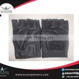 Gym Leather Gloves/ Leather Fitness weightlifitng Gloves