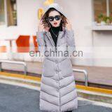 S1002 New Long Section of the Knee Slim Was Thin Hooded Large Fashion Warm Down Jacket Cotton Jacket S1002 thumbnail-5