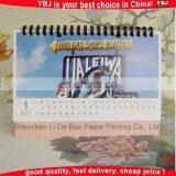 Desk Calendar In Different Shape / Customized Paper Desktop Calender thumbnail-2