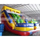 Most popular child and adult sport games inflatable slide cheap double lane water slide inflatable for sale