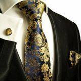 Printed Silver Polyester Woven Necktie Stwill Shirt Collar Accessories