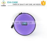 Wholesale Personalized Round Zipper Eva Earphone Case