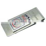 Cool Stainless Steel Gold Plating Money Clip Laser Engraved Cash Clip thumbnail-4