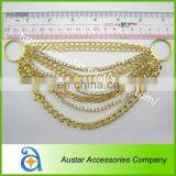 Wholesale Gold Crystal Rhinestone Metal Bikini Connectors - Fitness / Bikini Model Comps thumbnail-1