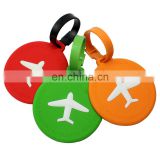 Customized 3D design eco-friendly Soft PVC luggage tag with strap