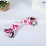 Small to Large Dog Play Colored Double Knots Handmade Cotton Pet Rope Toy thumbnail-3