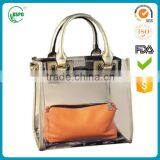 Transparent Pvc Bag With Zipper and Nice Handle thumbnail-1