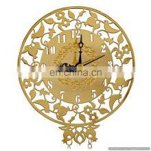Gold Designer Luxury Wall Clock thumbnail-1