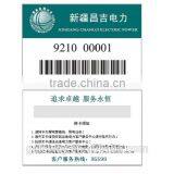 Nice Printing and Reasonable Price 128 Barcode Card