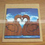 Ideal Products 2015 Perching Birds Folded Wooden Custom Invitation Cards thumbnail-3