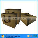 Customized Low Cost Flat Handle Surface Handling Paper Bag