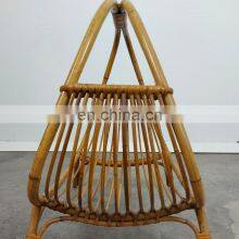 Vietnam Supplier Vintage Rattan Magazine Rack, Magazine Holder, Wicker Book Storage Organizer Cheap Wholesale thumbnail-5