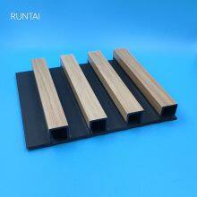 Wholesale Price PVC Wpc Fluted Wall Panel Interior Decoration Eco Wood Wpc Wall Panel Cladding Wpc Wall Panel 160-24mm thumbnail-4