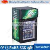 Compressor Cooling Display Fridge With Display Light on Top, Glass Door Display Showcase for Commecial Use thumbnail-5