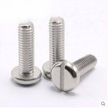 Carbon Steel/ Stainless Steel Slotted Round Head Screw/Pan Head Machine Screw thumbnail-2