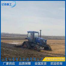 High Horsepower Tractor Modified With Triangular Track Wheels, Anti Sinking and Anti-skid on Muddy Ground thumbnail-3