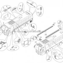 Best Price Air Vent Auto Parts KLQ6928 KLQ6109K KLQ6115H Air Outlet CG012 thumbnail-5