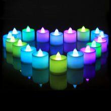 Bulk Color Changing Tealight Candles, Flameless LED Battery-Powered for Parties & Holidays