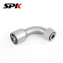 Parker One-Piece Hose Crimp Fittings, Metric Crimp-Type Three-Piece Hose Fittings, Rubber Hose Crimp Fittings thumbnail-1