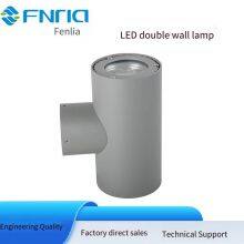 Led Outdoor Waterproof Round and Square Wall Lights, Available in 6w, 9w, 18w, 36w, Single Color and Seven - Color Options thumbnail-5