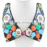 Newest Giant Crystal Necklace Collar Necklace Colorful Statement Necklace thumbnail-2