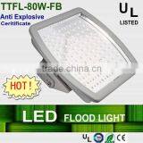 Hot Sale, Outdoor IP68 80w Focos Led Flood Light,80w Gas Station Lights