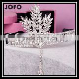 wholesale Fashion Crown Hair Accessories,The Great Gatsby DAISY Crystals Pearl Tassels Hair Hoop Headband,Wedding Bridal Tiara