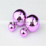 14k Yellow Gold White Freshwater Cultured Pearl and Ball Reversible Stud Earrings FQ-E-94236 thumbnail-2