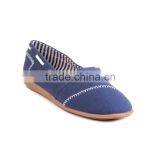 Women Fashion Slip-on Cloth Shoes Female Jute Casual Shoe Women Wave Pattern Flast Street Snap Soft Loafer Shoes thumbnail-2