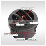 Adjustable Black Round Auto Air Vent thumbnail-3