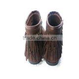 2016 Fashion Ladies Winter Unique Tassel Suede Boots thumbnail-2