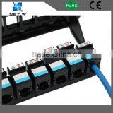 Cat6a Utp Snap-In Unshielded Black Patch Panel thumbnail-3