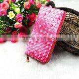 Good Qulity Hot Selling Ladies PU Leather Long Slim Multicolor Purse Women Wallet thumbnail-2