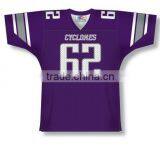 Polyester Spandex Custom Sublimated Cyclones American Football Jersey/Shirt thumbnail-1