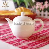 Durable Porcelain Curve Tea pot with Infuser 34oz/1L