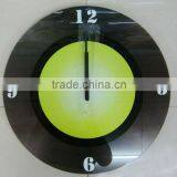 Glass Decorative Wall Round Wall Mounted Clock thumbnail-3