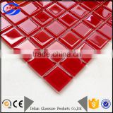 glass mosaic red