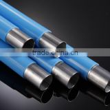 sus 304/316 stainless steel welded pipe with blue/yellow/red palsitic coating