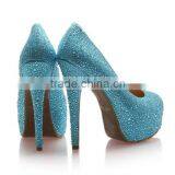 Platform Diamond Sandals Big Size Crystal Shoe for Woman thumbnail-3