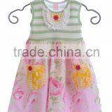 Bulk Wholesale Boutique Easter Day Rabbit Embroidery Ruffle Outfits thumbnail-5
