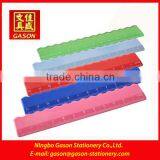 12cm plastic ruler with different colors