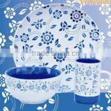3pcs Handpainted Stoneware Breakfast Set thumbnail-1