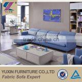 Striped Cushins Bule Color Sofa Set Designs and Prices