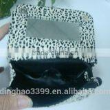 2016 New Arrival Makeup Bag Leopard Print PVC Cosmetic Bag Sexy Lady Bag With Mirror thumbnail-6