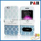 Color Drawing Style Leather Case for Iphone 6, for Iphone 6plus Flip Case With Stand thumbnail-5