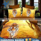 Beautiful Leopard and Big Red Rose 3D Adult Bedding Set thumbnail-3