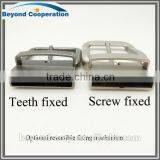 39mm Matt Nickel Burnished Screw Fixed Rotating Belt Buckle for Man thumbnail-2