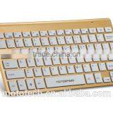 2015 Latest Golden Color Wireless Keyboard and Mouse Combo Manufacturer