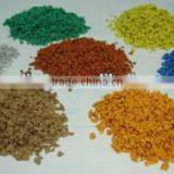 Sports Flooring Surface Epdm Rubber Granules Mixed by PU binder(FL-G-Y-208)